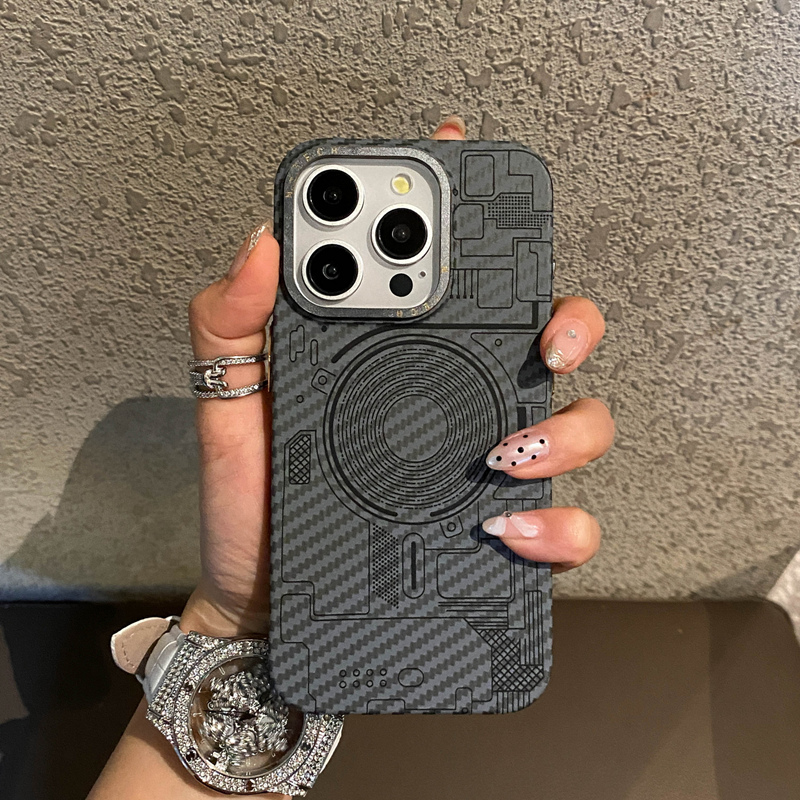Tech Accessories Hard Case - 아이폰 15 16 16프로 맥스 14