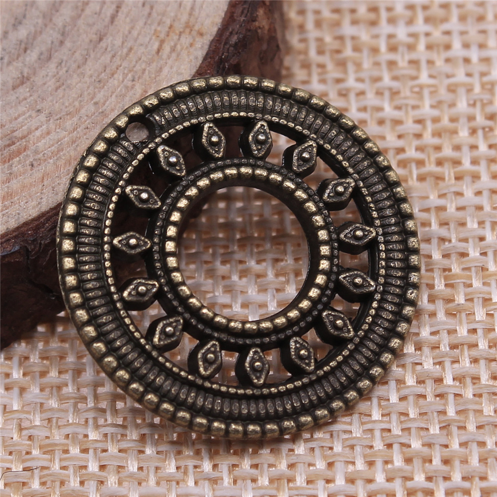 Vintage Tech Accessories - 10pcs 26x26mm(1.02x1.02inch) 2 색상 앤티크 브론즈