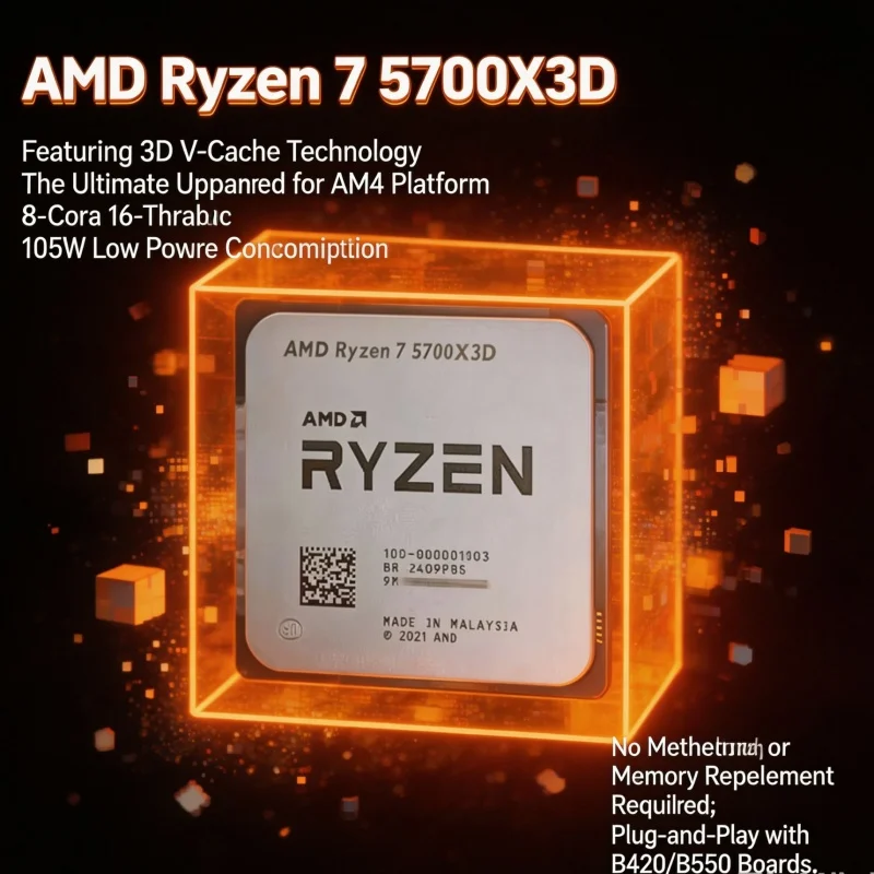 Amd Cpu Ryzen 7 - 새로운 AMD Ryzen 7 5700X3D R7