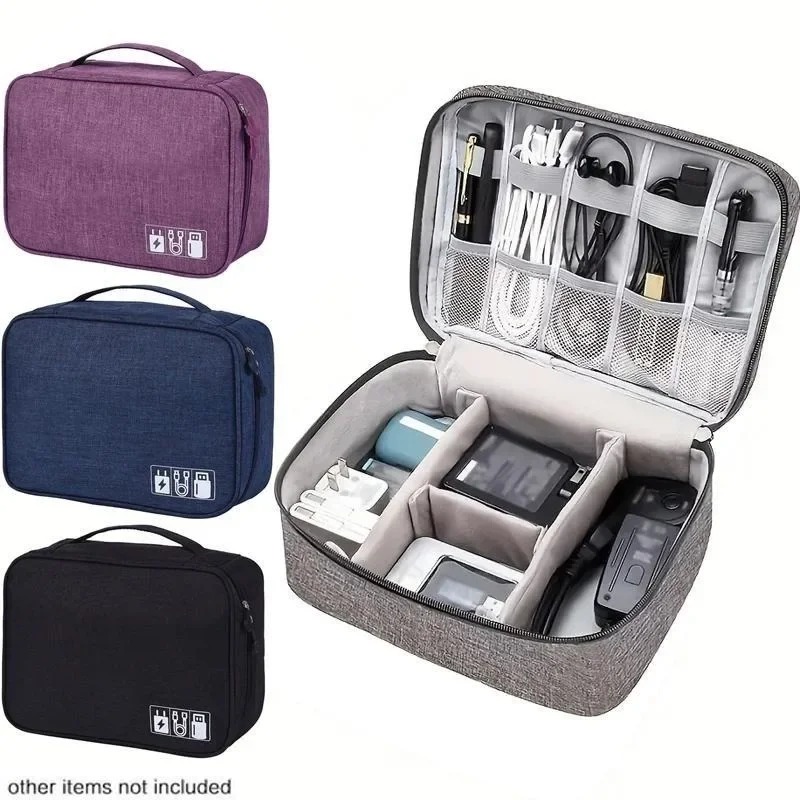Tech Accessories Travel - 전자제품 정리함 여행용 케이스 방수 케이블