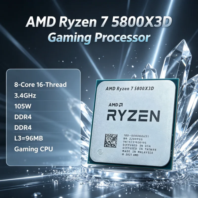 Amd Cpu Ryzen 7 - AMD R7 5800X3D 96MB 게이밍 프로세서