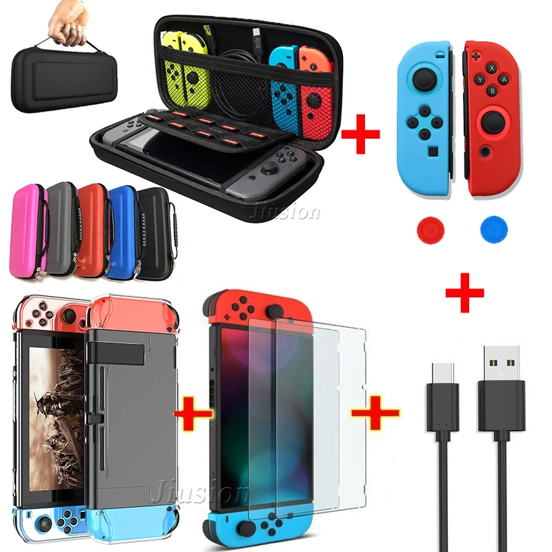 Tech Accessories Hard Case - 닌텐도 스위치 액세서리 용 6 in