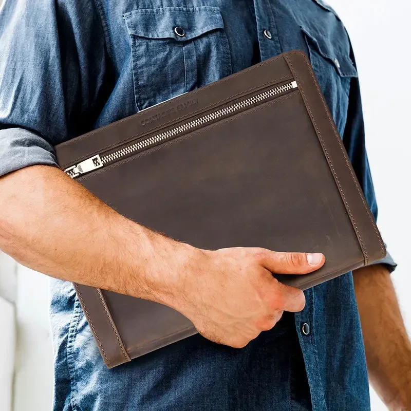 지퍼 펜 슬롯이 있는 애플 아이패드용 가죽 태블릿 보관 - Tech Accessories Tablet 리뷰 및 가격