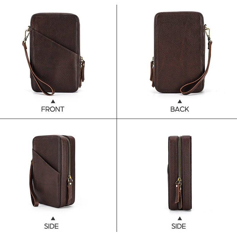 빈티지 브라운 정품 소가죽 테크 오거나이저 가방, 충전 - Tech Accessories Travel 리뷰 및 가격