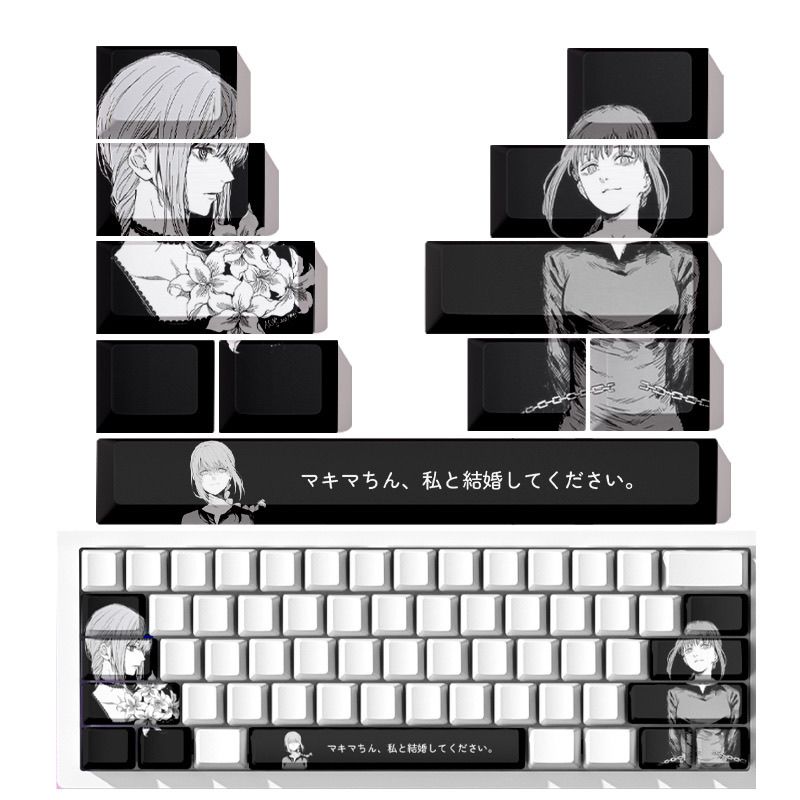 Chainsaw Man Makima 테마 애니메이션 키 - Tech Gaming Accessories 리뷰 및 가격