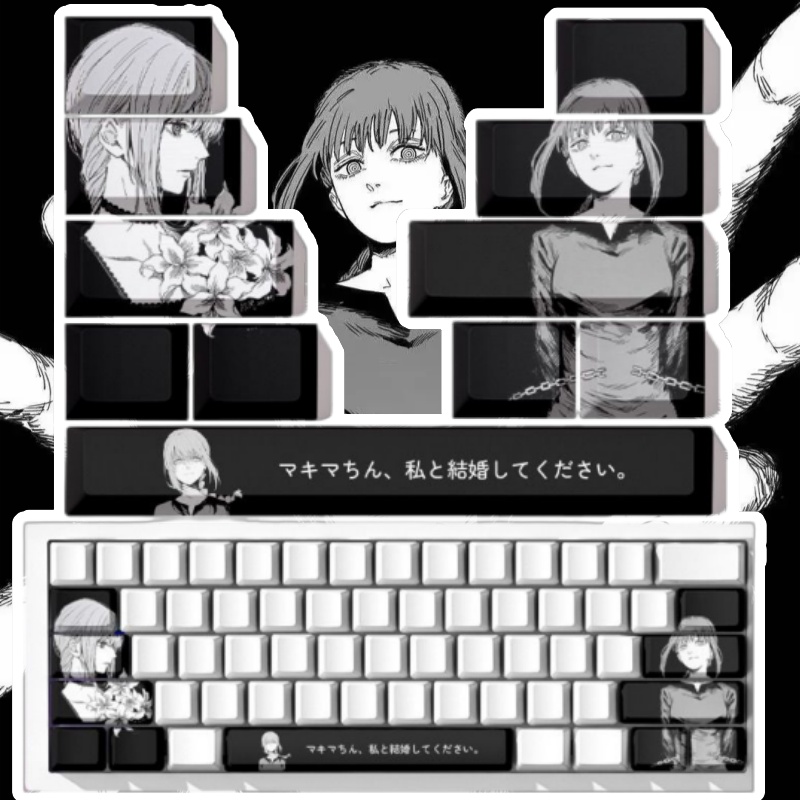 Chainsaw Man Makima 테마 애니메이션 키 - Tech Gaming Accessories 리뷰 및 가격