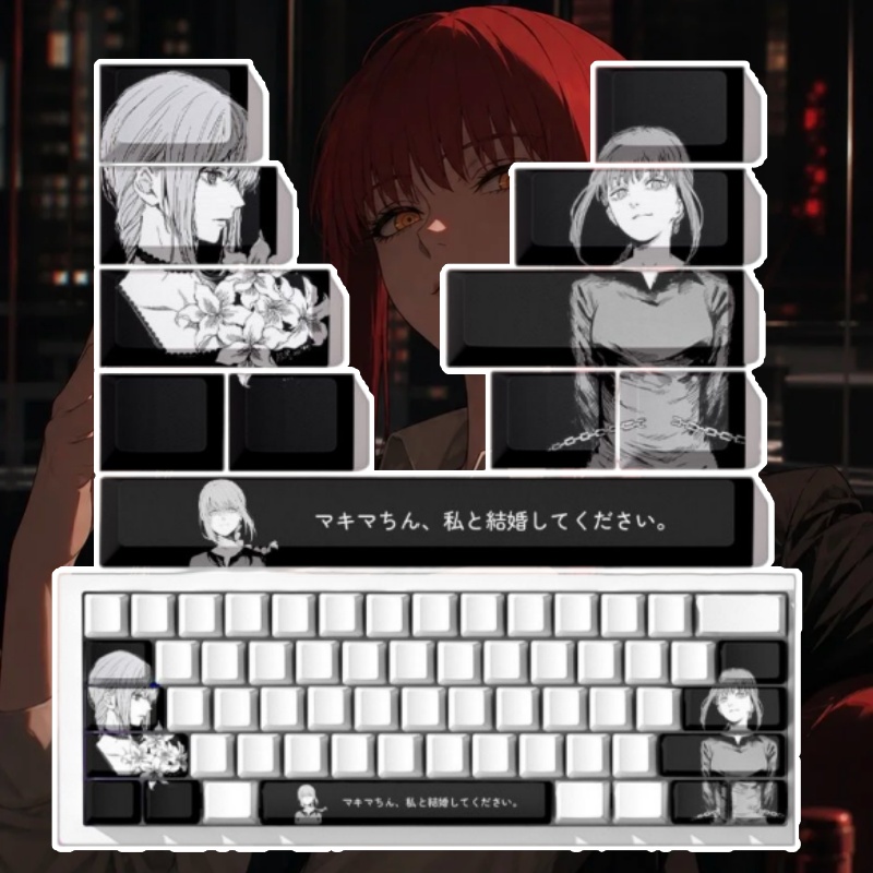 Chainsaw Man Makima 테마 애니메이션 키 - Tech Gaming Accessories 리뷰 및 가격