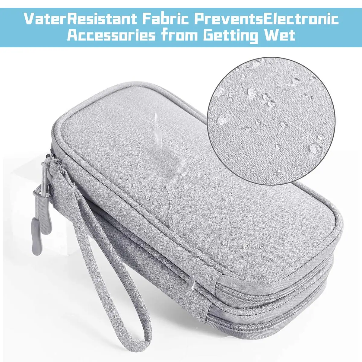 방수 여행용 케이블 정리 가방 휴대용 이중 레이어 전자 - Tech Accessories Hard Case 리뷰 및 가격