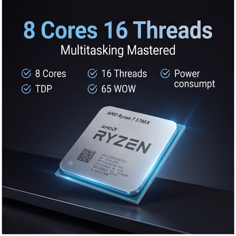 AMD Ryzen 7 5700X 프로세서 가정용 게임  - Amd Cpu Ryzen 7 리뷰 및 가격