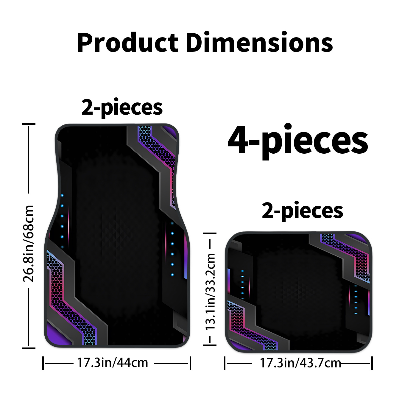 4개 2D 하이테크 프레임 프린트 자동차 바닥 매트 | - Tech Protect Accessories 리뷰 및 가격
