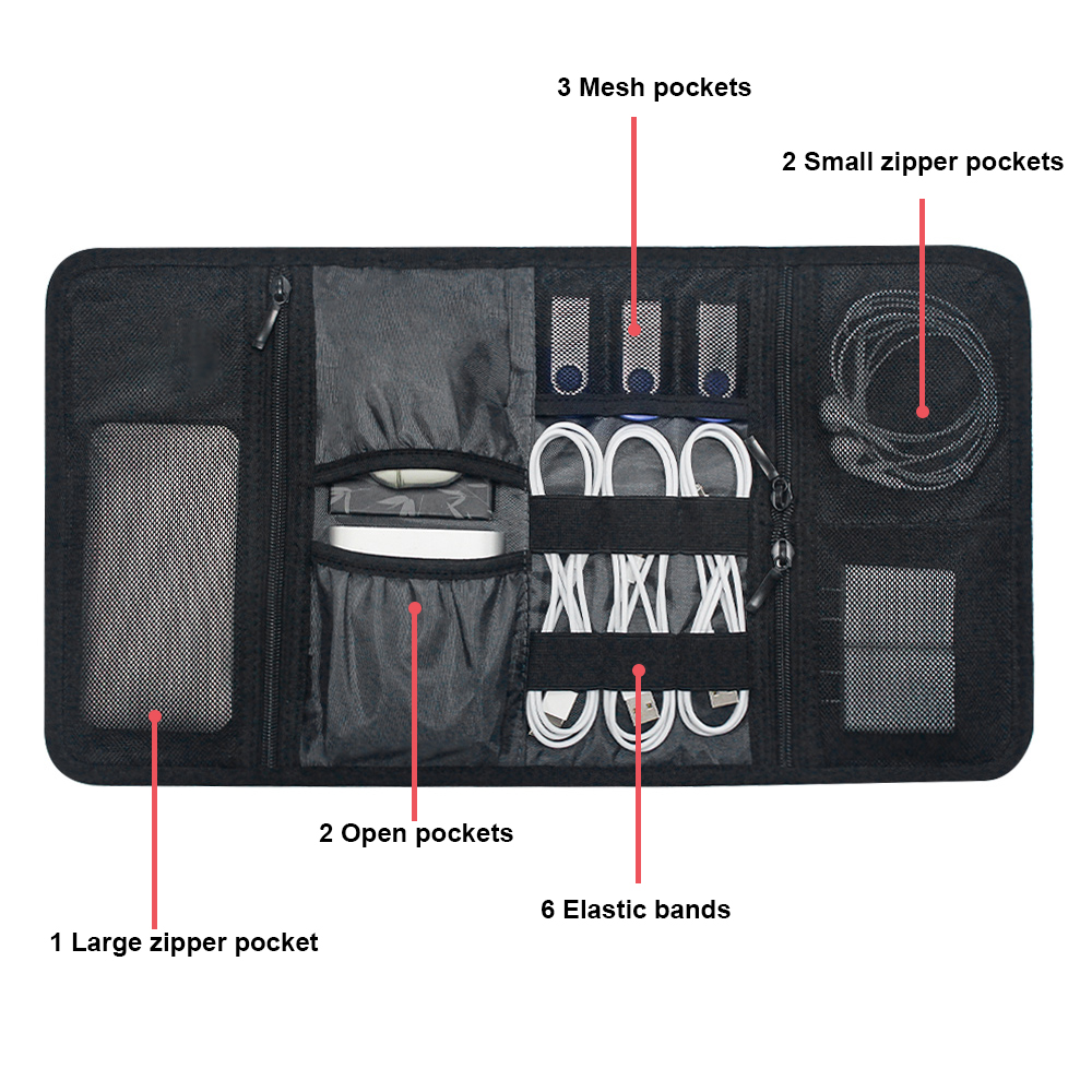 테크 오거나이저 가방 케이블 보관 케이스 여행용 전자제 - Tech Accessories Travel 리뷰 및 가격