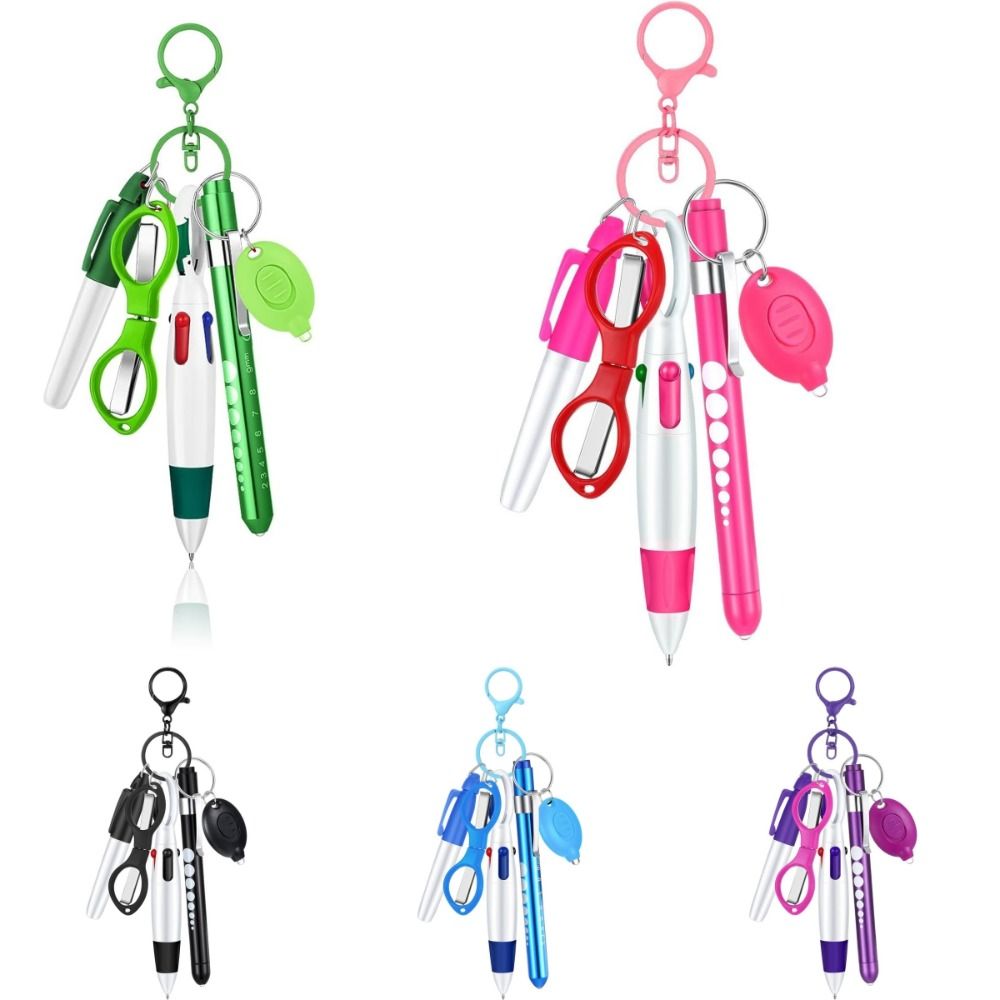 6-in-1 다기능 접이식 볼펜 세트 손전등 접이식 배 - Xray Tech Accessories 리뷰 및 가격