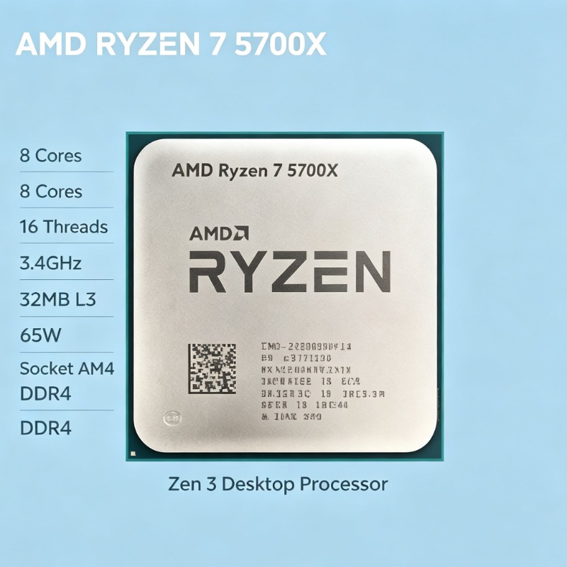 65W TDP AM4 CPU AMD Ryzen 7 57 - Amd Cpu Ryzen 7 리뷰 및 가격