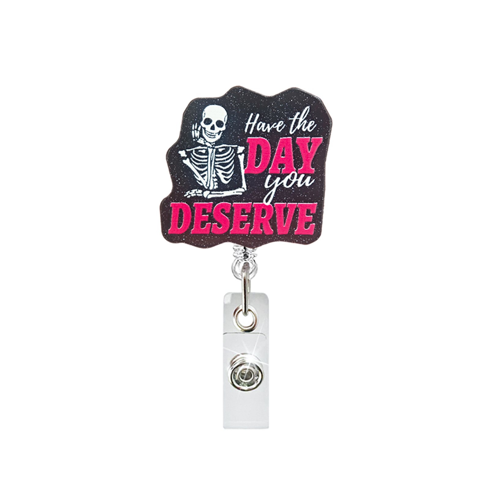 접이식 배지 릴, 악어 클립, 반짝이 아크릴 ID 배지 - Xray Tech Accessories 리뷰 및 가격